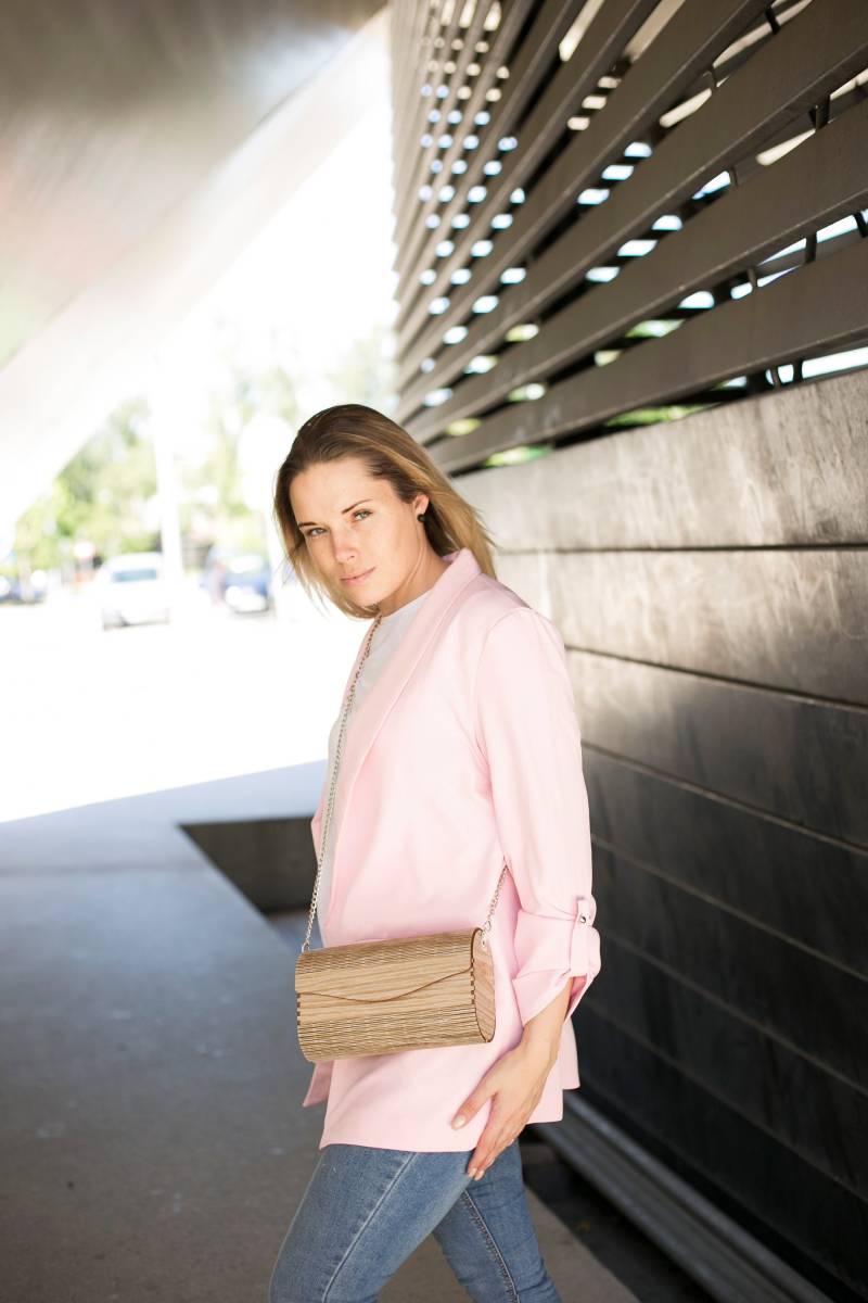 Winter Eiche Holz Clutch Tasche Damen Abend Handtasche Mit Silber Kette von ROWLworkshop