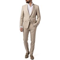 ROY ROBSON Herren Anzug beige meliert Slim Fit von ROY ROBSON