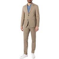 ROY ROBSON Herren Anzug beige Baumwolle Slim Fit von ROY ROBSON