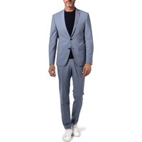 ROY ROBSON Herren Anzug blau Schurwoll-Stretch Slim Fit von ROY ROBSON