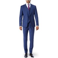 ROY ROBSON Herren Anzug blau Schurwoll-Stretch Slim Fit von ROY ROBSON