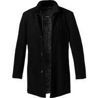 ROY ROBSON Herren Mantel schwarz Mikrofaser unifarben von ROY ROBSON