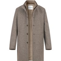 ROY ROBSON Herren Mantel beige Wolle unifarben von ROY ROBSON