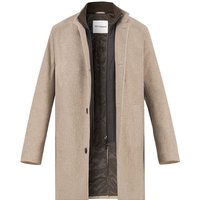 ROY ROBSON Herren Mantel beige Mikrofaser unifarben von ROY ROBSON