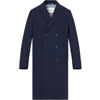 ROY ROBSON Herren Mantel blau Wolle unifarben von ROY ROBSON