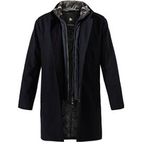 ROY ROBSON Herren Mantel blau Mikrofaser unifarben von ROY ROBSON