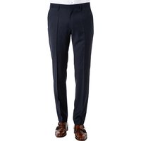 ROY ROBSON Herren Hose blau Schurwolle gemustert Slim Fit von ROY ROBSON