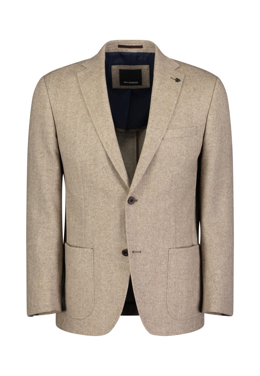 ROY ROBSON - Regular Fit : Sakko braun - Gr. - 56 von ROY ROBSON