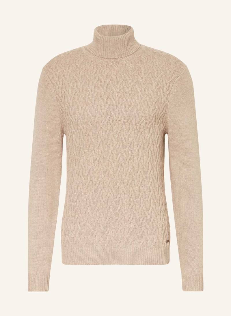 Roy Robson Rollkragenpullover beige von ROY ROBSON