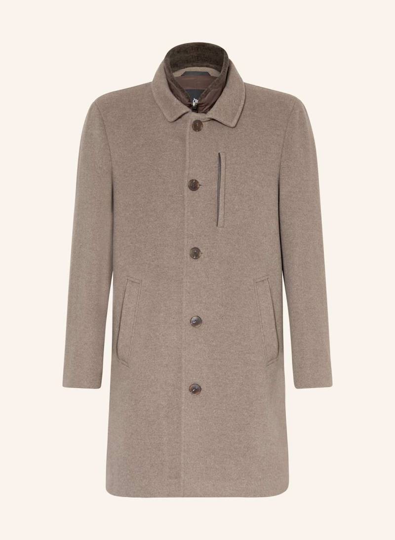 Roy Robson Wollmantel Mit Herausnehmbarer Blende braun von ROY ROBSON