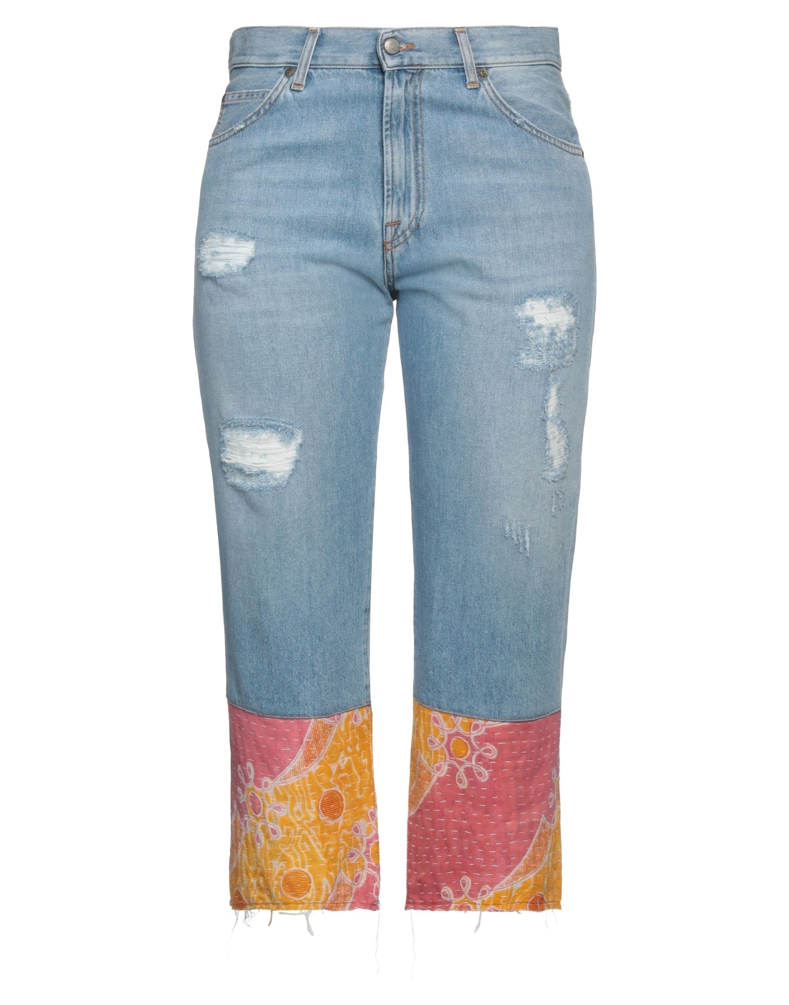 ROŸ ROGER'S Cropped Jeans Damen Blau von ROŸ ROGER'S