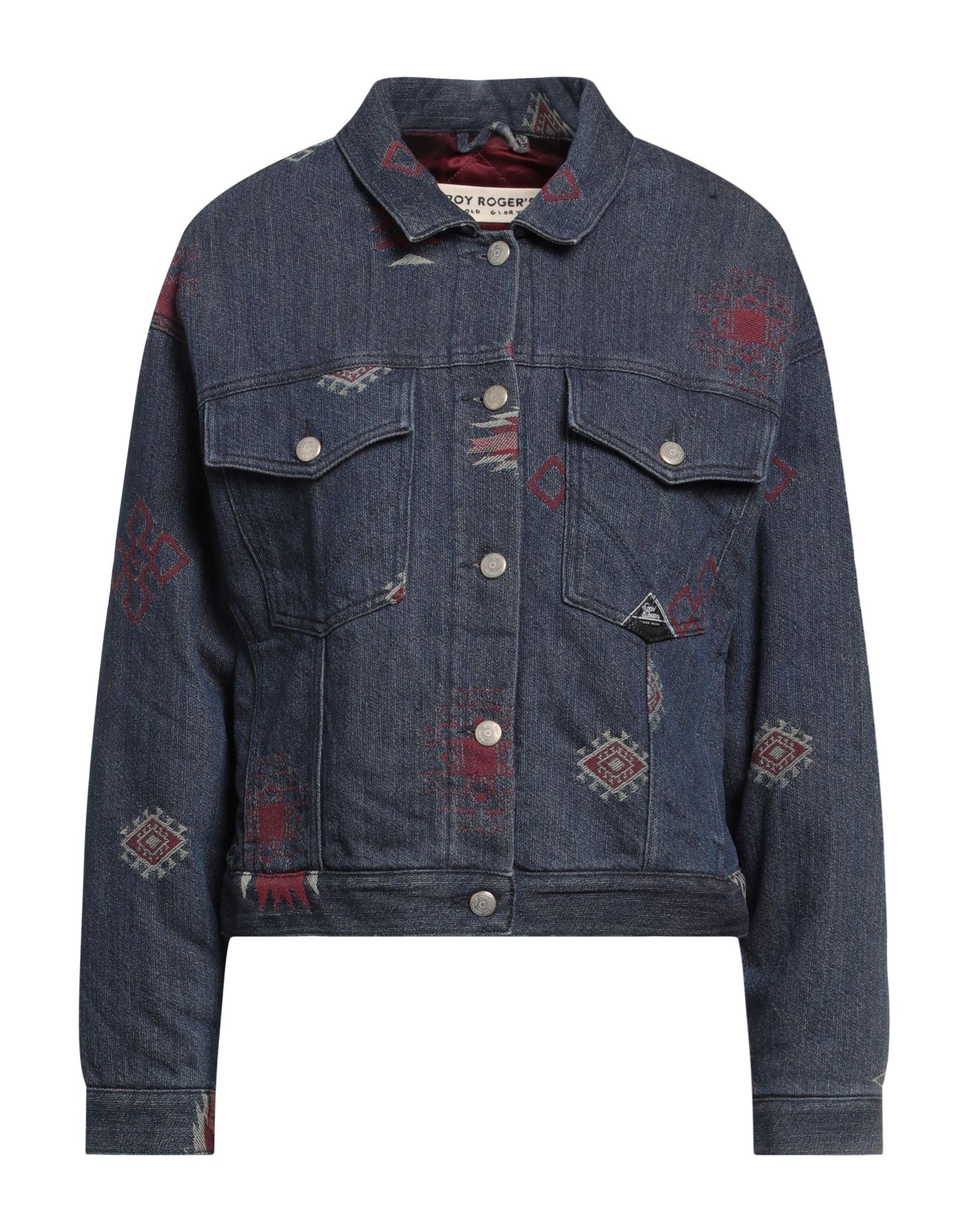 ROŸ ROGER'S Jeansjacke/-mantel Damen Blau von ROŸ ROGER'S