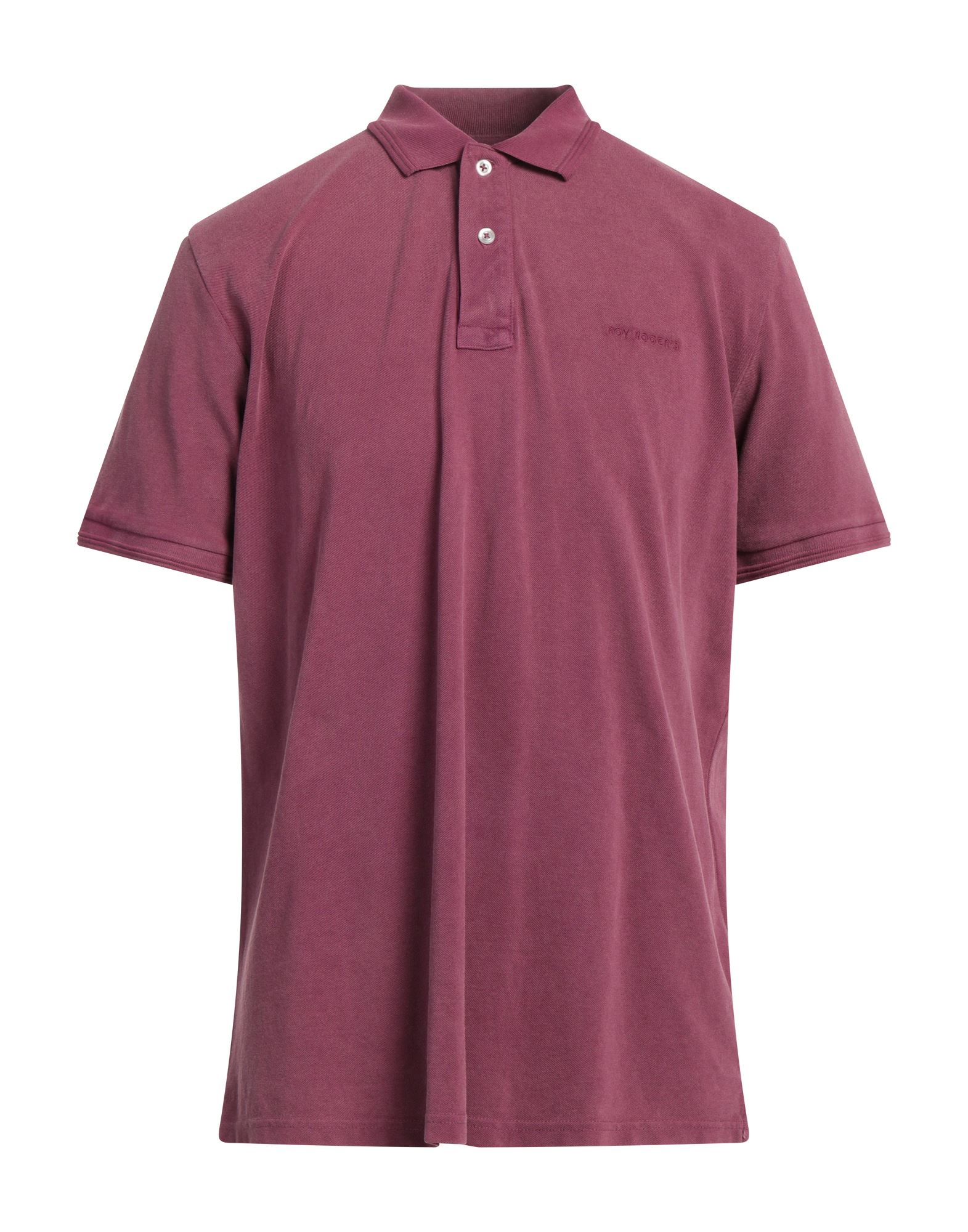 ROŸ ROGER'S Poloshirt Herren Purpur von ROŸ ROGER'S