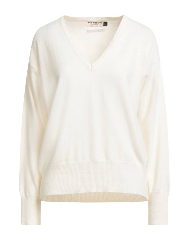 ROŸ ROGER'S Pullover Damen Off white von ROŸ ROGER'S