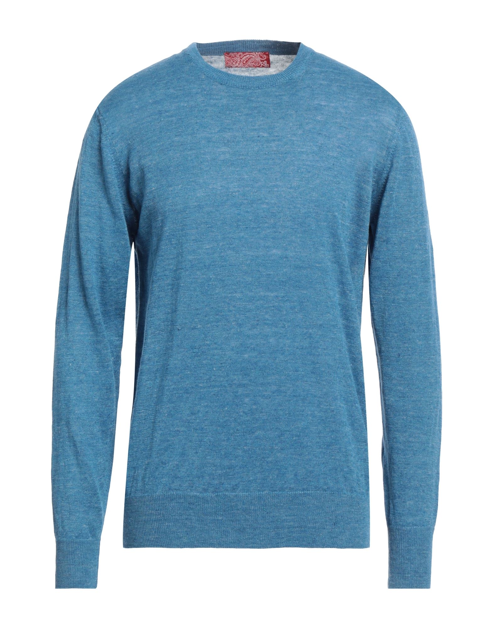 ROŸ ROGER'S Pullover Herren Azurblau von ROŸ ROGER'S