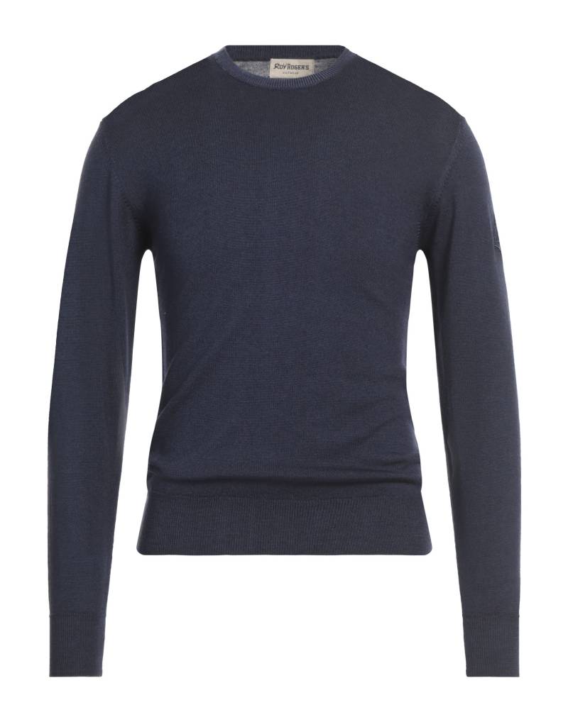 ROŸ ROGER'S Pullover Herren Marineblau von ROŸ ROGER'S