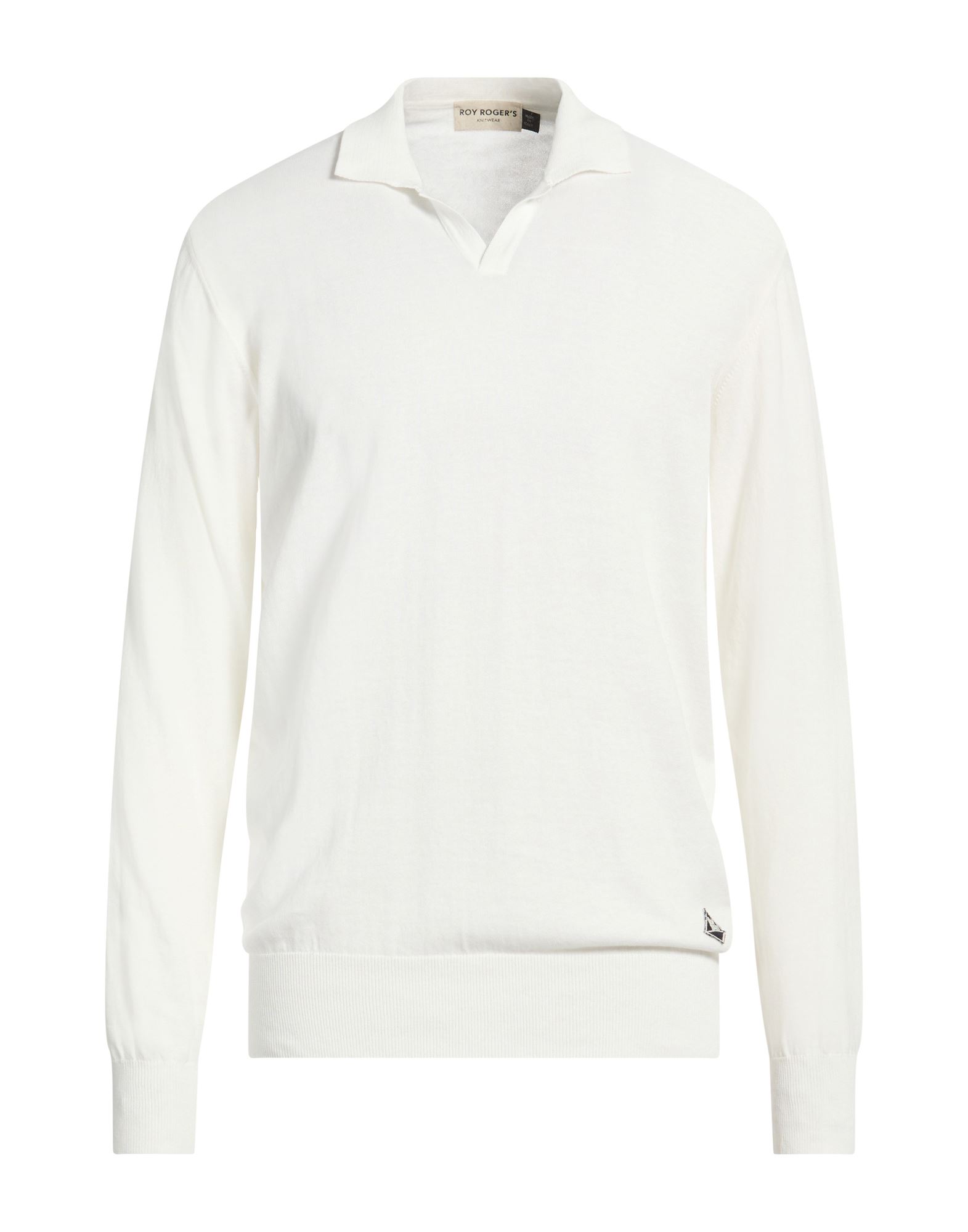 ROŸ ROGER'S Pullover Herren Weiß von ROŸ ROGER'S