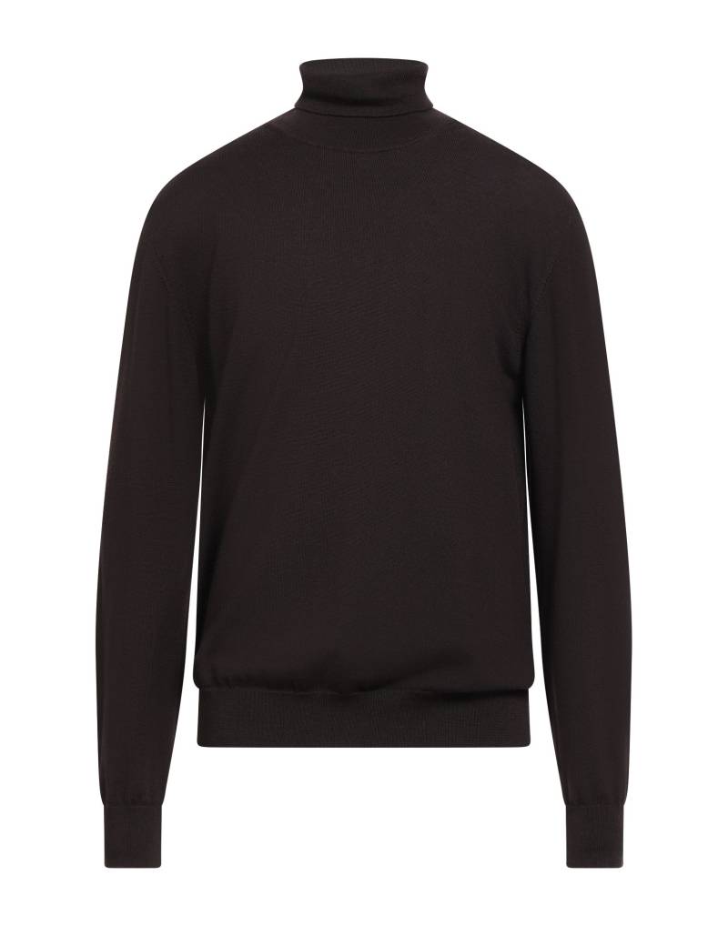 ROŸ ROGER'S Rollkragenpullover Herren Dunkelbraun von ROŸ ROGER'S