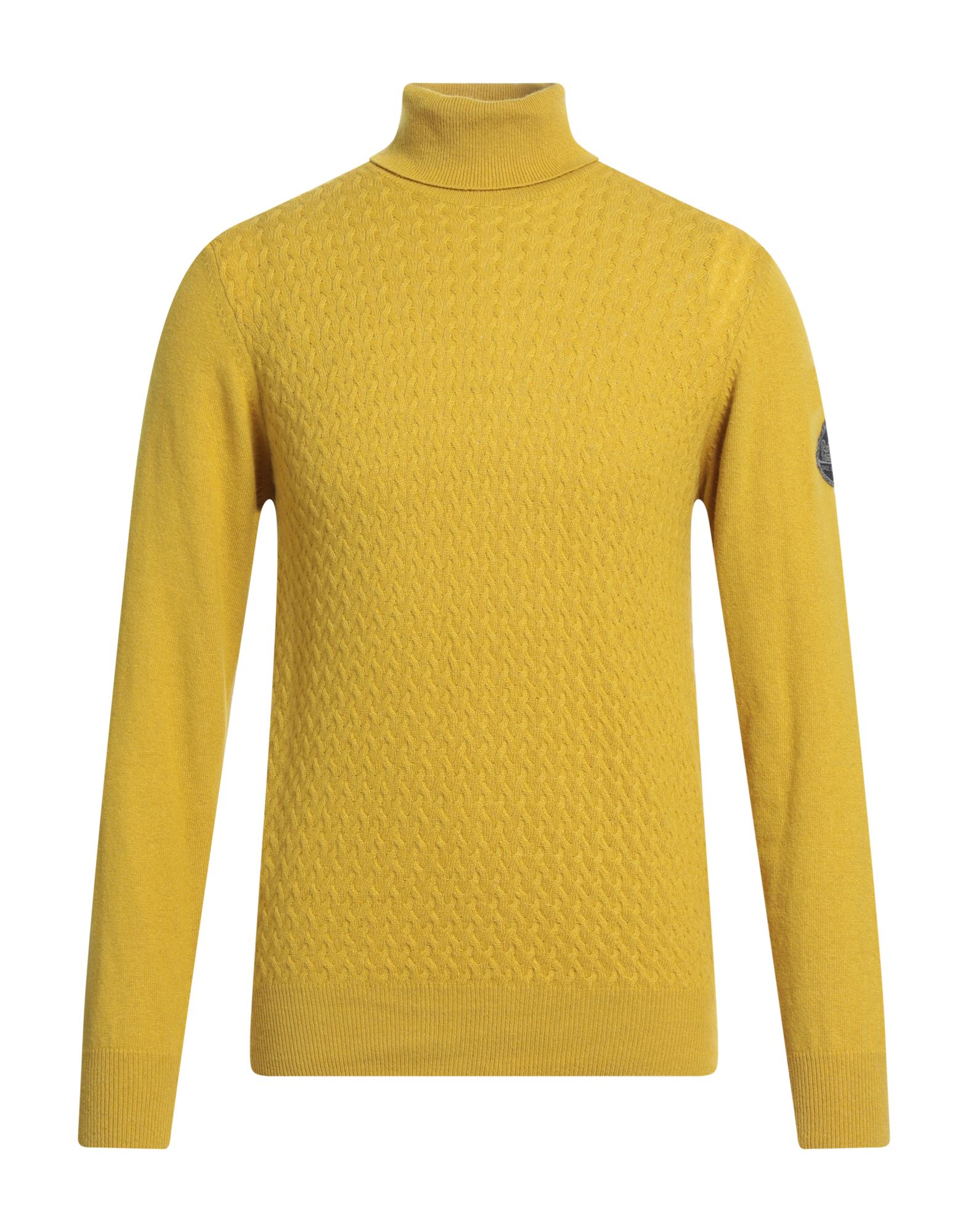 ROŸ ROGER'S Rollkragenpullover Herren Gelb von ROŸ ROGER'S