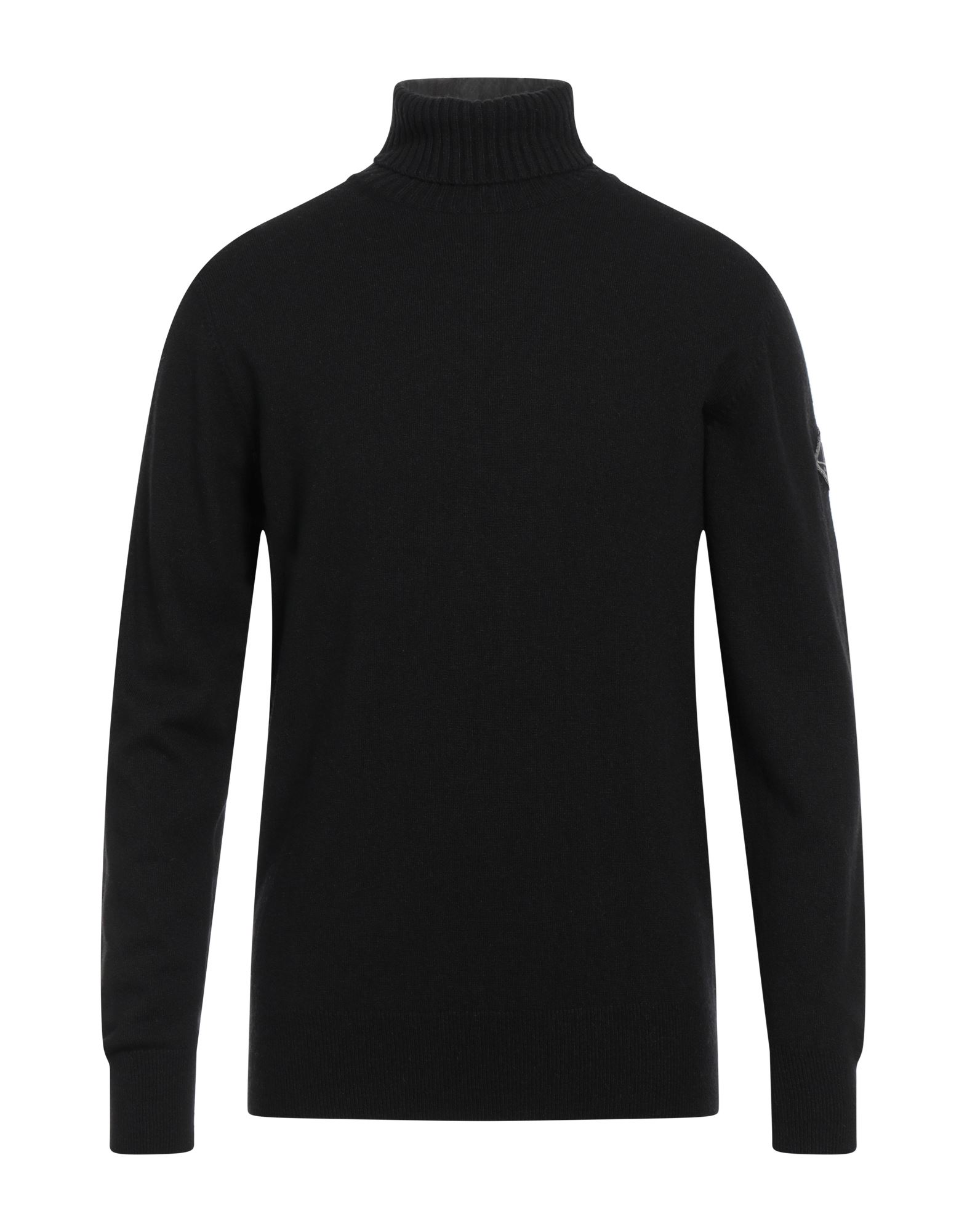 ROŸ ROGER'S Rollkragenpullover Herren Schwarz von ROŸ ROGER'S