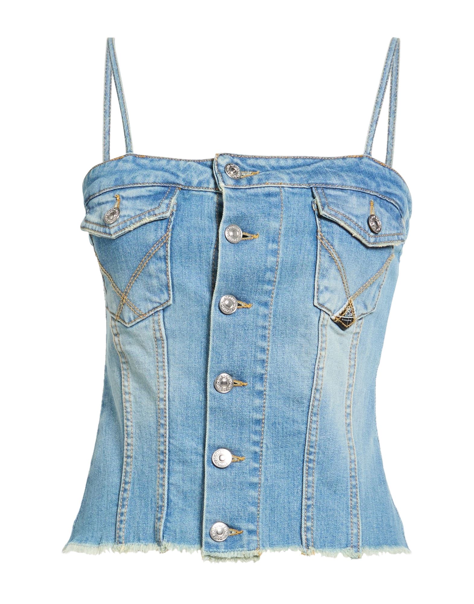 ROŸ ROGER'S Top Damen Blau von ROŸ ROGER'S