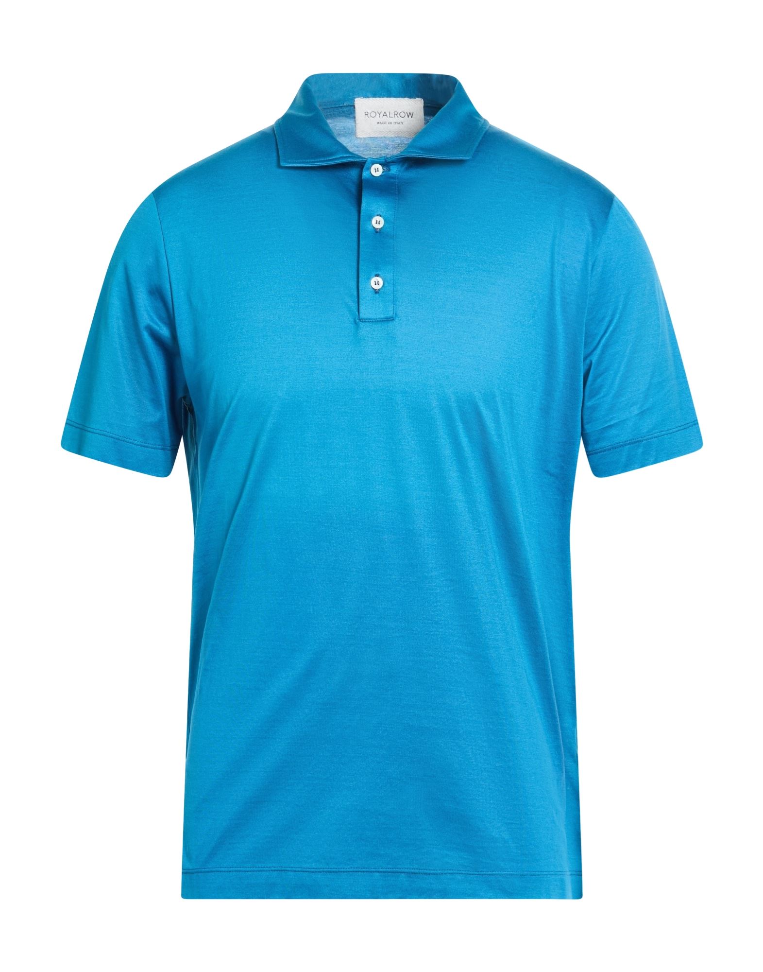ROYAL ROW Poloshirt Herren Azurblau von ROYAL ROW