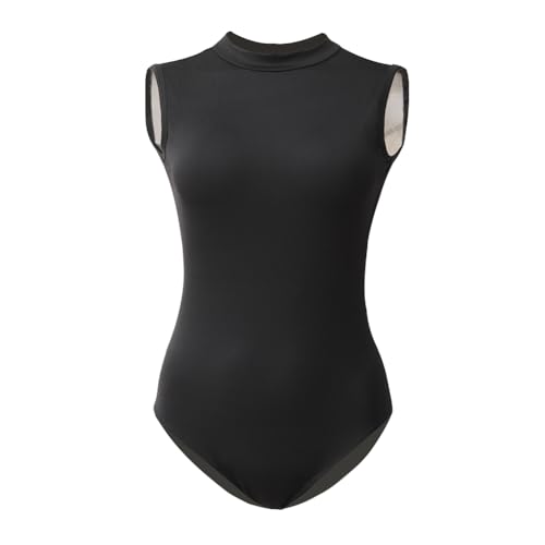 ROYAL SMEELA Ärmellos ballett trikot erwachsene stehkragen ballett body damen ballerina trikot rückenfrei ballett tanz body ballett tanz trikot frauen ballett tanztrikots tanzen body für Ballett von ROYAL SMEELA