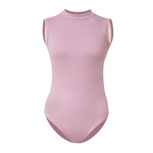 ROYAL SMEELA Ärmellos ballett trikot erwachsene stehkragen ballett body damen ballerina trikot rückenfrei ballett tanz body ballett tanz trikot frauen ballett tanztrikots tanzen body für Ballett von ROYAL SMEELA