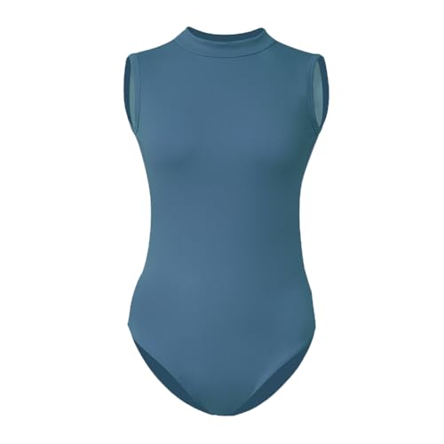 ROYAL SMEELA Ärmellos ballett trikot erwachsene stehkragen ballettbody damen ballerina trikots rückenfrei balletttanzbody balletttanztrikot frauen tanzen body von ROYAL SMEELA
