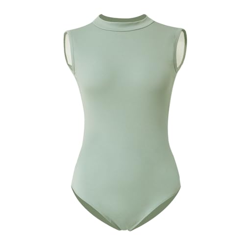 ROYAL SMEELA Ärmellos ballett trikot erwachsene stehkragen ballettbody damen ballerina trikots rückenfrei balletttanzbody balletttanztrikot frauen tanzen body von ROYAL SMEELA