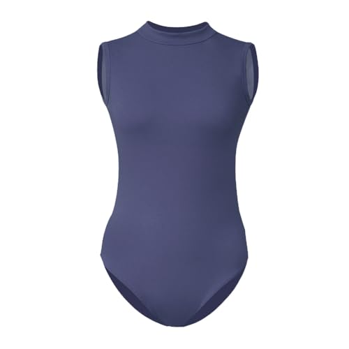 ROYAL SMEELA Ärmellos ballett trikot erwachsene stehkragen ballettbody damen ballerina trikots rückenfrei balletttanzbody balletttanztrikot frauen tanzen body von ROYAL SMEELA