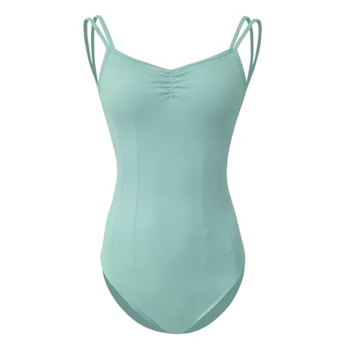 ROYAL SMEELA Ballerina Ballettbody Damen Trikot Erwachsene Spaghettiträger Mit BH Für Frauen Tanzen von ROYAL SMEELA