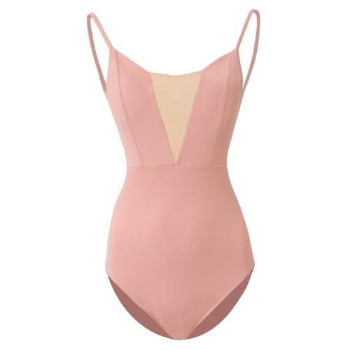 ROYAL SMEELA Ballett Trikot Damen Hosenträger Tanz Body Leotard Tanztrikot Ballettanzug Ballettkleidung von ROYAL SMEELA