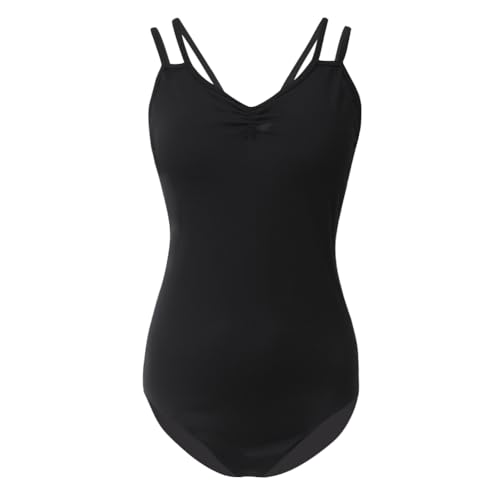 ROYAL SMEELA Spaghettiträger Ballett trikot mit bh damen Ärmellos ballerina body erwachsene balletttanztrikot Frauen nylon tanzbody tanzen trikots von ROYAL SMEELA