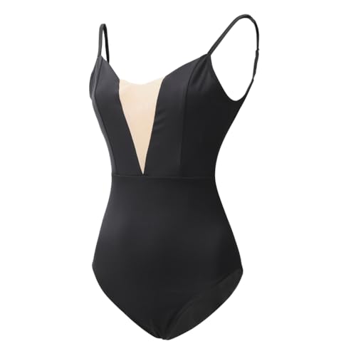 ROYAL SMEELA Ballett Trikot Damen Hosenträger Tanz Leotard Body Tanztrikot Ballettanzug Ballettkleidung von ROYAL SMEELA