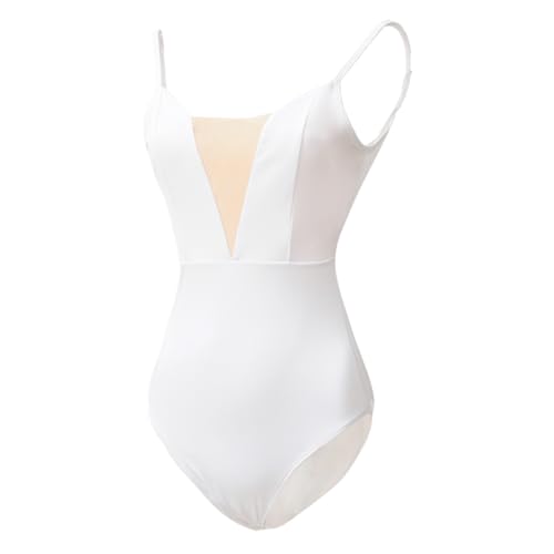 ROYAL SMEELA Ballett Trikot Damen Hosenträger Tanz Body Leotard Tanztrikot Ballettanzug Ballettkleidung von ROYAL SMEELA