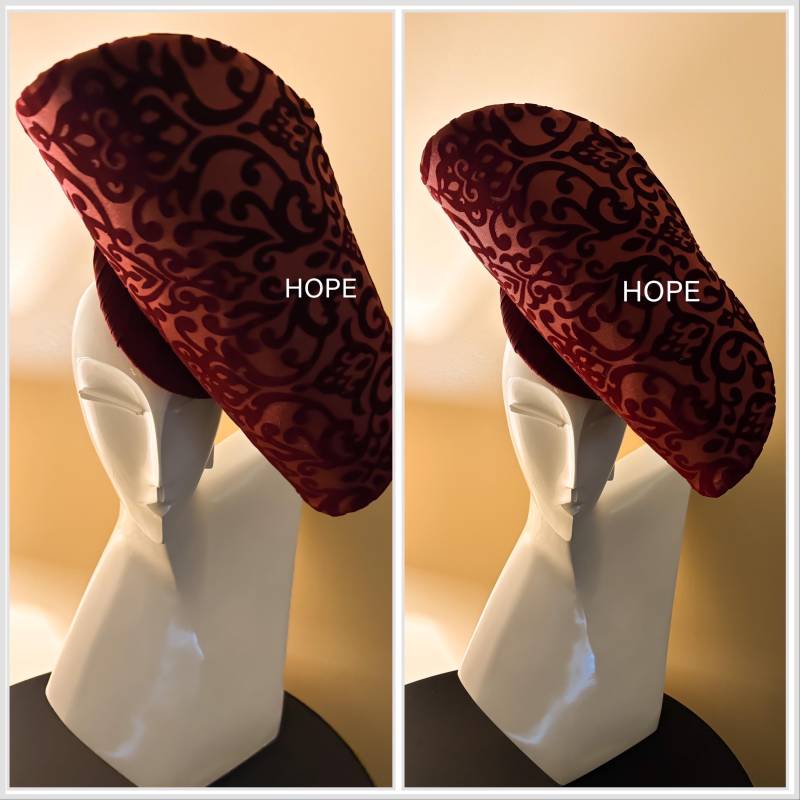 Roter Couture Hut Avantgarde Hutdesign Roter Couture Hut Avantgarde Hutdesign von ROYALECREATIONS