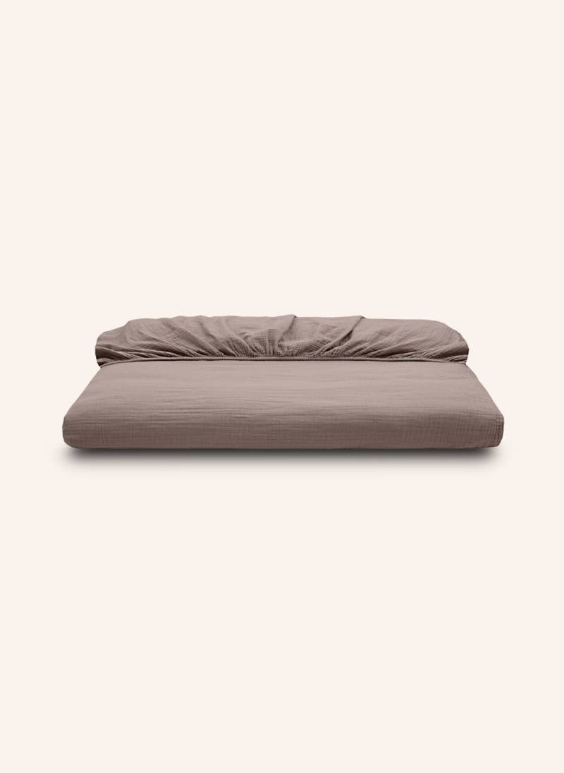 Royfort Spannbettlaken Musselin beige Royfort Spannbettlaken Musselin beige von ROYFORT