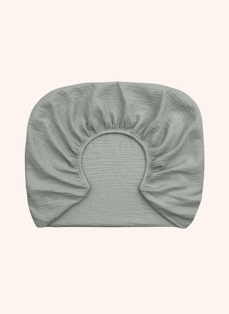 Royfort Spannbettlaken Musselin gruen von ROYFORT