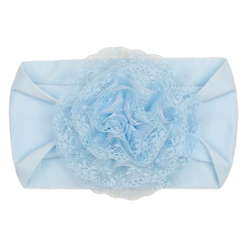 Baby Haarband Mädchen Kopfschmuck Turban Haarband Fotografie Requisiten für Säuglinge Bequem Und Weich Blume Haar Adorment Elastische Turban Kopfbedeckung von ROYJJ