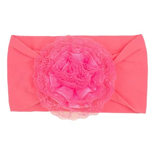 Baby Haarband Mädchen Kopfschmuck Turban Haarband Fotografie Requisiten für Säuglinge Bequem Und Weich Blume Haar Adorment Elastische Turban Kopfbedeckung von ROYJJ
