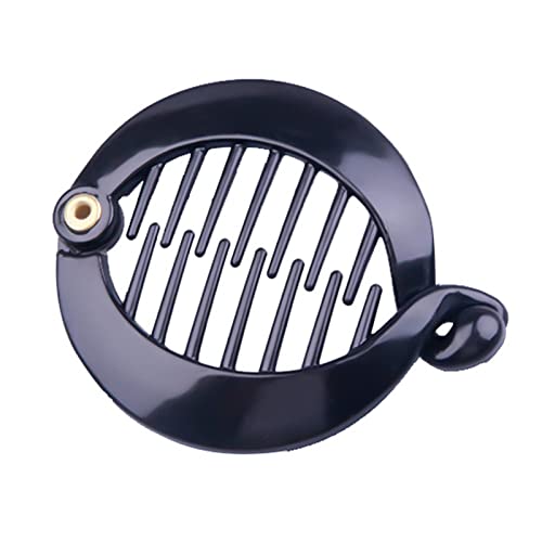 ROYJJ Bananen-Haarspange für Damen, Pferdeschwanz-Halter, Fischform, runde Bananen-Clip, Drahtreifen, Bananen-Haarkamm, kleine runde Haarspange von ROYJJ