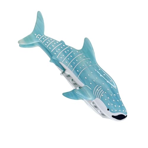 ROYJJ Haarklammer mit Prinzessinnen-Motiv, schöne Wal-Haarspangen, starker Halt, Haarnadel für Mädchen, Marine-Reihe, Delfingreifer von ROYJJ