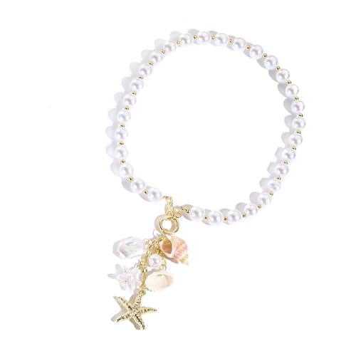 ROYJJ Stilvolle, unregelmäßige Muschel-Halskette, natürlicher Muschel-Anhänger, tragbare Legierung, Schmuck, Ornament für den täglichen Gebrauch, Strand-Halskette, Einheitsgröße, Wie beschrieben, Wie von ROYJJ