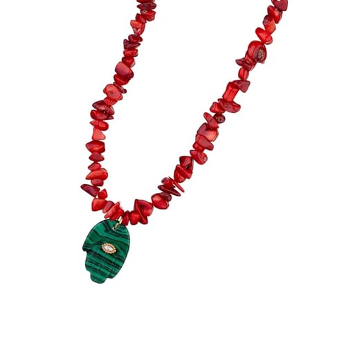 ROYJJ Stilvolle Fatima-Handkette, symbolisiert Schutz und Glück in elegantem Ton mit stabilen Natursteinen, Glücksbringer, Einheitsgröße, Wie beschrieben, Wie beschrieben von ROYJJ