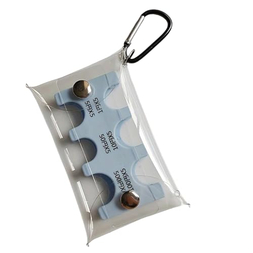 Transparenter Schlüsselbund Münzhalter Organizer Münzsortierer Geldbörse Japanische Yen Geldbörse Geldtasche Kartenhüllen Japanischer Yen Halter Hartschalenkoffer Organizer von ROYJJ