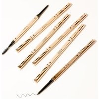 ROZO - 2 In 1 Golden Diamonds Eyebrow Pencil + Brush - 6 Colours 803# Dark Brown (Triangle) - 0.3g von ROZO