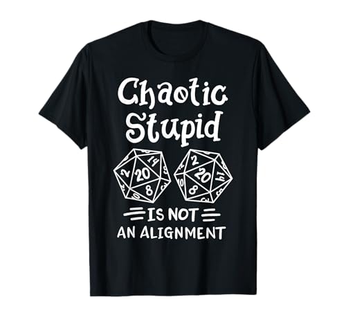 Chaotic Stupid Is Not An Alignment Lustiger RPG Gamer Retro Men T-Shirt Chaotic Stupid Is Not An Alignment Lustiger RPG Gamer Retro Men T-Shirt von RPG Gamer Quest Gear