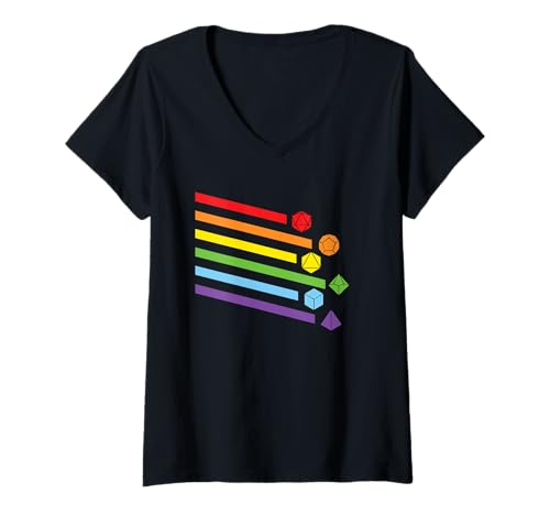 Damen Würfel-Set – RPG Tabletop Games D20 Tabletop T-Shirt mit V-Ausschnitt Damen Würfel-Set – RPG Tabletop Games D20 Tabletop T-Shirt mit V-Ausschnitt von RPG Tabletop Merch