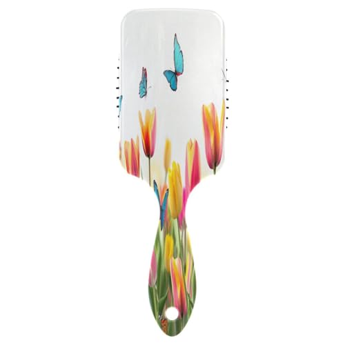 Butterfly Tulpen Kissen Haarkamm Entwirrungsbürste Kamm Gesunde Haarbürste Bürsten feines Haar Butterfly Tulpen Kissen Haarkamm Entwirrungsbürste Kamm Gesunde Haarbürste Bürsten feines Haar von RPLIFE